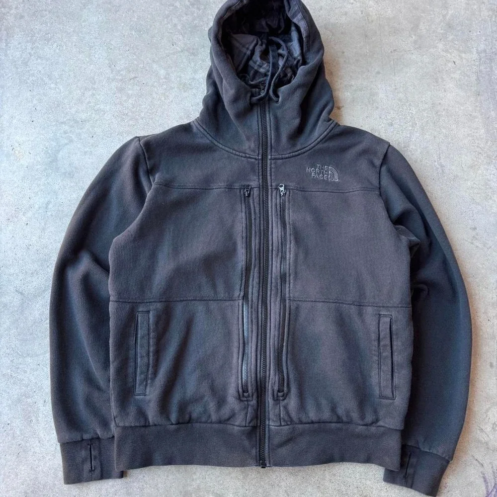 The North Face Backpack Straps Hiking Hoodie Jacket Heavyweight Outdoors Mens M